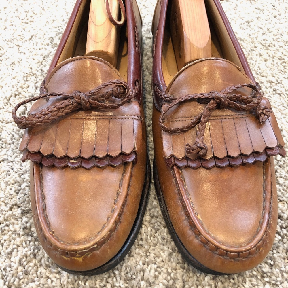 Allen Edmonds Woodstock Men Brown Leather Loafers